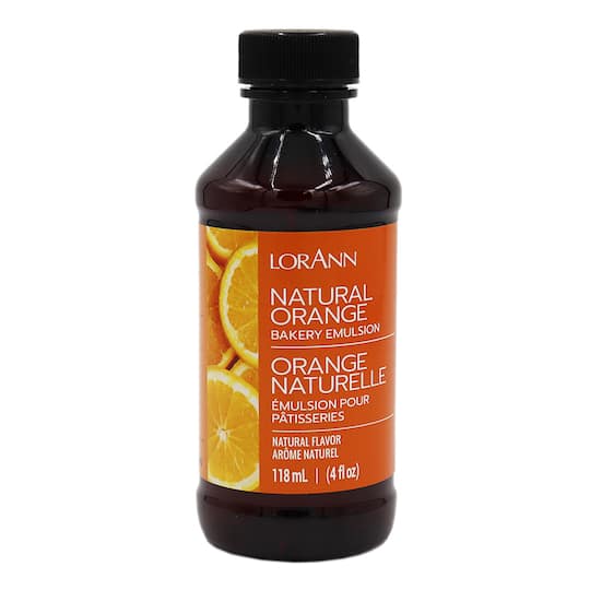 LorAnn Natural Orange Bakery Emulsion, 4oz.